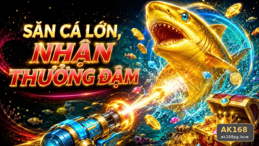 Bắn Cá AK168: Đánh Giá Trải Nghiệm Săn Thưởng Trên Điện Thoại Cho Người Mới Tại ak168pg.love