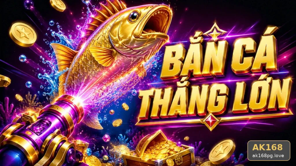 Bắn Cá AK168: Giải Thích Biểu Tượng, Tính Năng Và Quy Trình Săn Thưởng Cho Người Mới Tại ak168pg.love