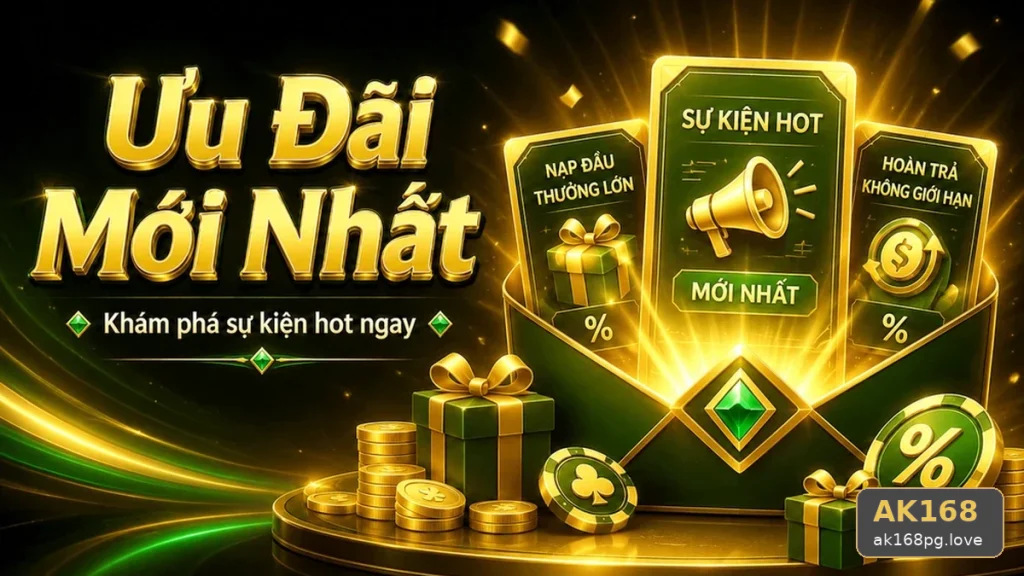 Tổng Hợp Câu Hỏi Thực Tế Của Người Mới Về Tin Tức, Ưu Đãi Và Điều Kiện Khuyến Mãi AK168 Tại ak168pg.love