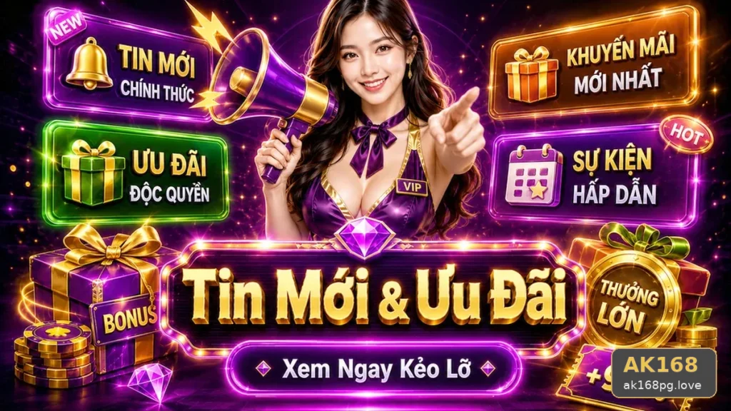Tin Tức AK168 Tại ak168pg.love: Hướng Dẫn Người Mới Kiểm Tra Giao Diện Và Đọc Thông Tin Khuyến Mãi