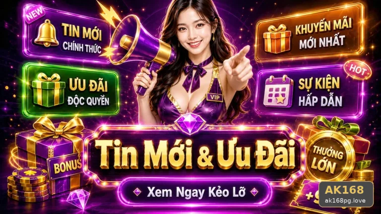 Tin Tức AK168 Tại ak168pg.love: Hướng Dẫn Người Mới Kiểm Tra Giao Diện Và Đọc Thông Tin Khuyến Mãi