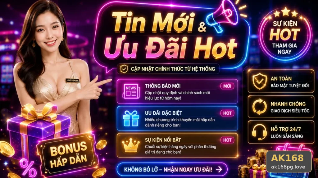 Tin Tức AK168 Tại ak168pg.love: Phân Biệt Thông Tin Xác Thực, Quảng Cáo Và Kỳ Vọng Thực Tế Về Khuyến Mãi Cho Người Mới